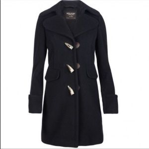 All Saints wool toggle coat